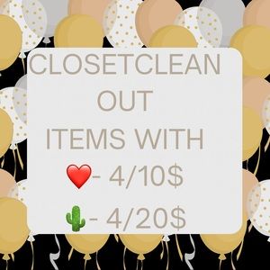 New year? CLOSET CLEAN OUT!!!
